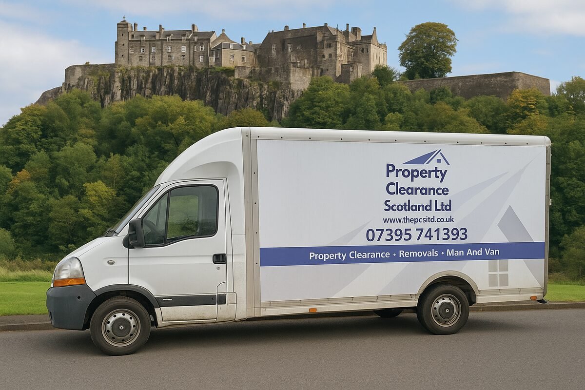 Property Clearance Scotland Ltd van serving Perth